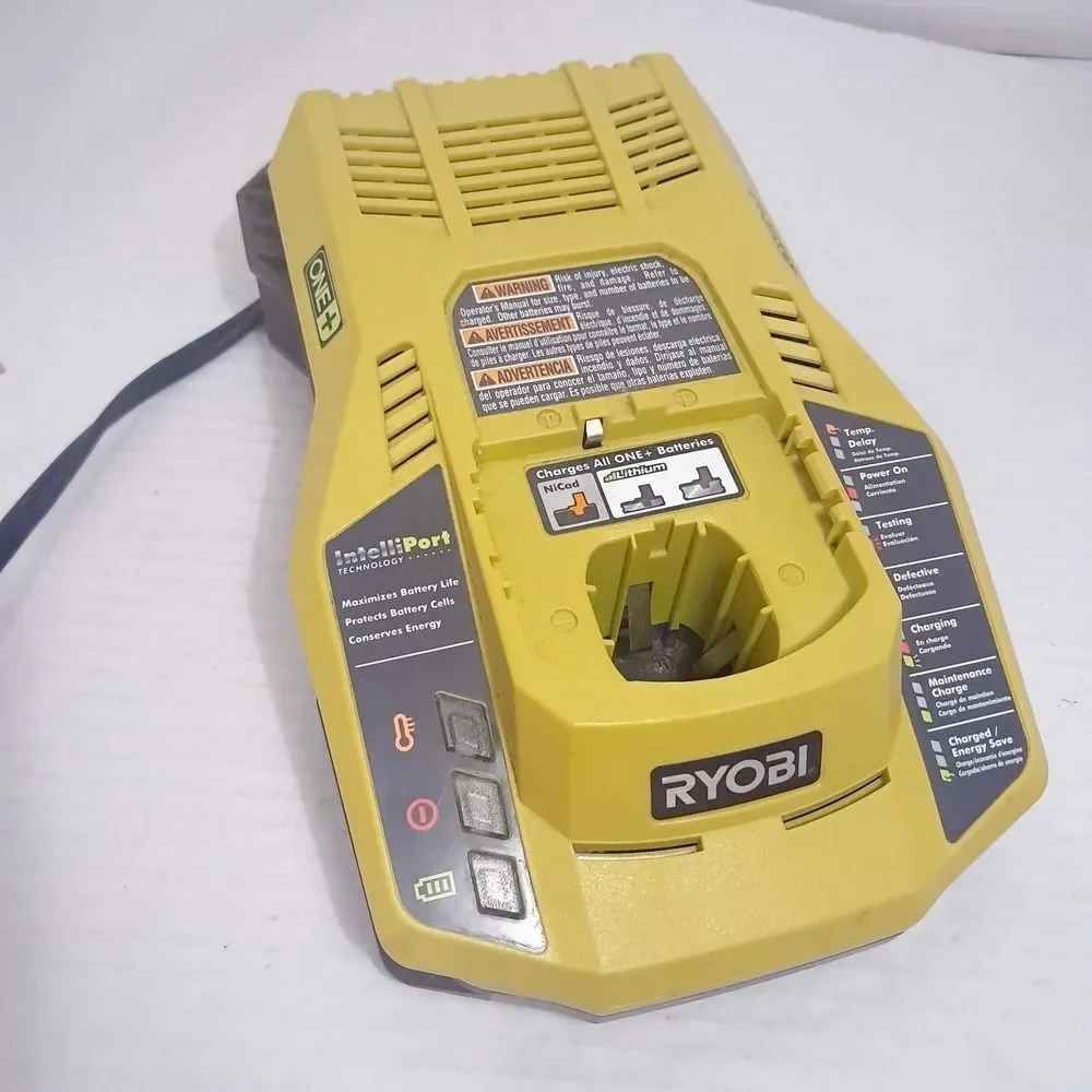 RYOBI ONE+ 18V Dual Chemistry IntelliPort Charger dock P117 Lithium-ion Lithium